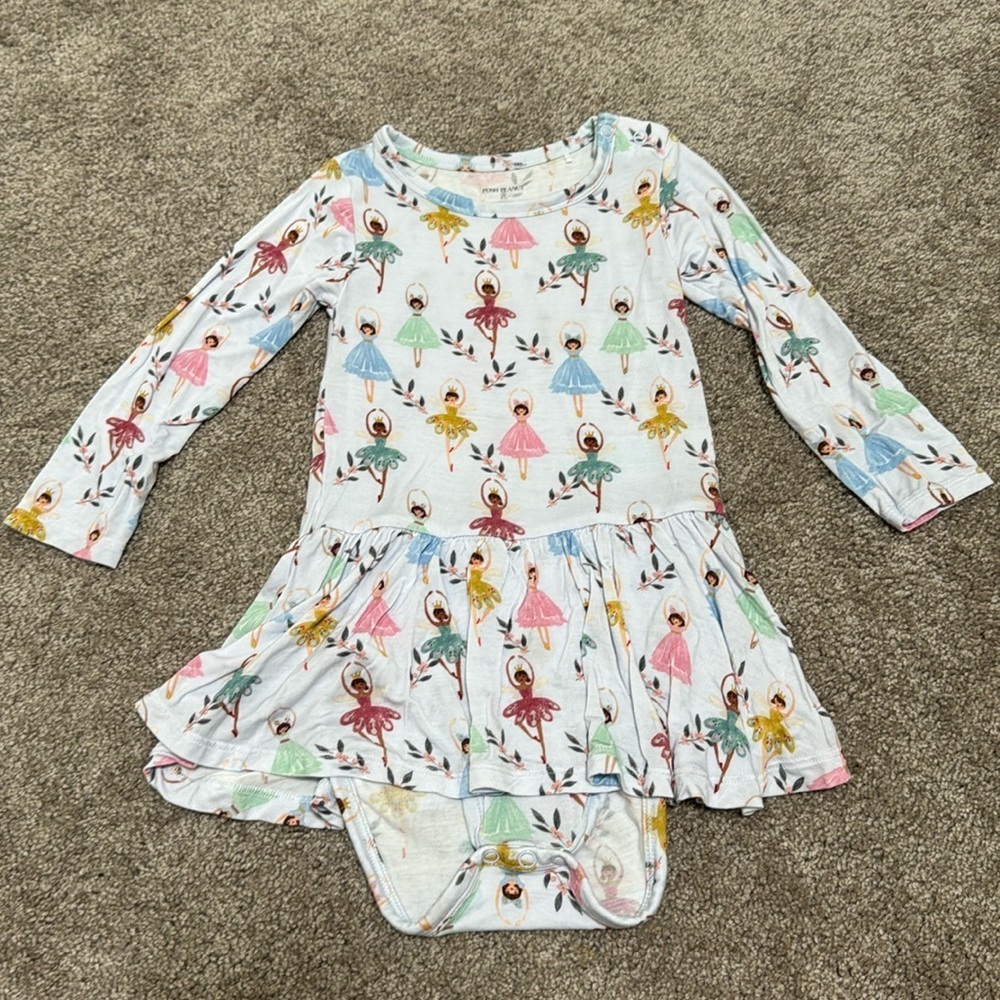 Posh Peanut Noel Bodysuit Twirl